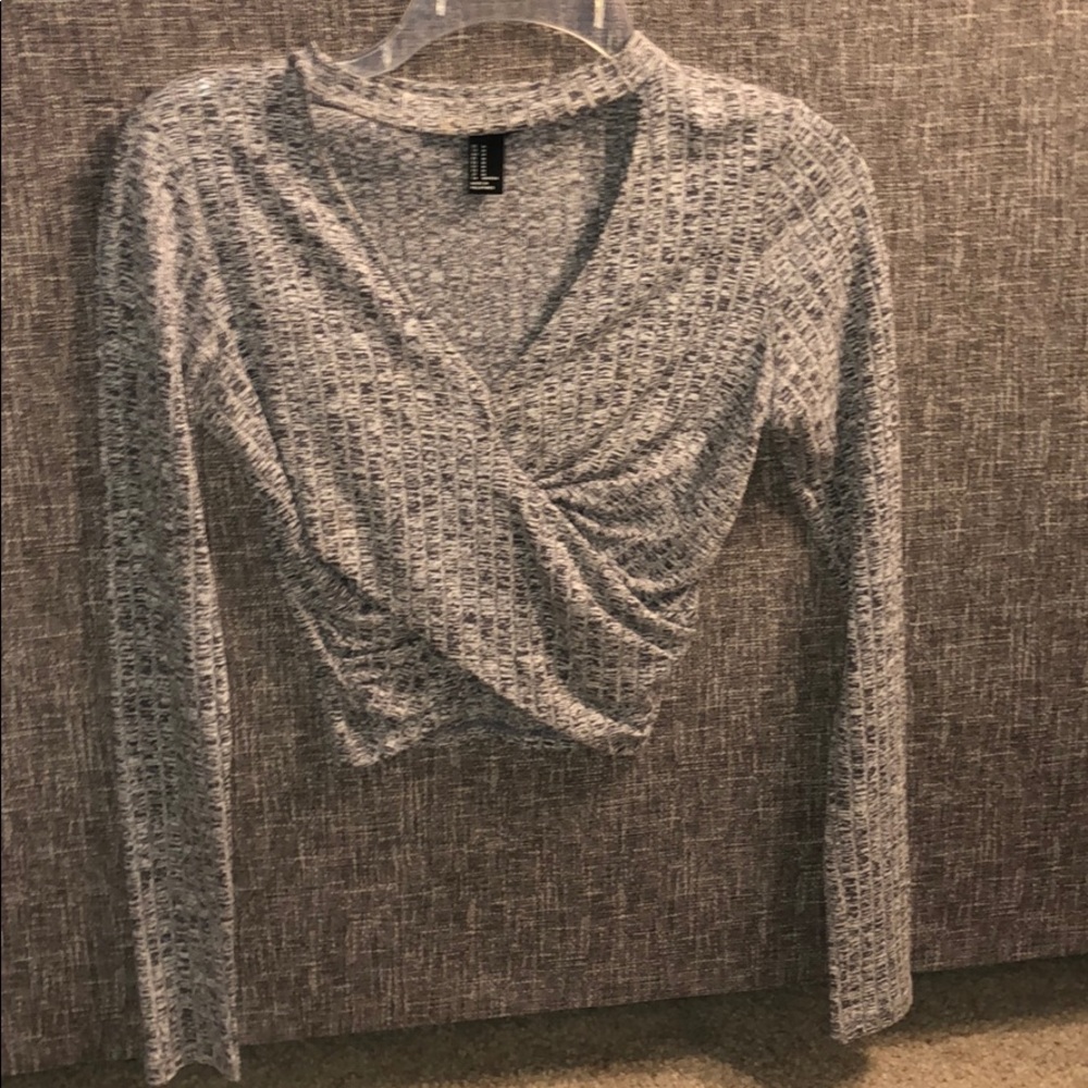 Long sleeve crop